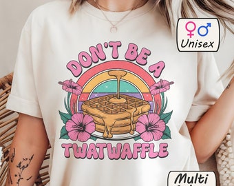 Comfort Colors Twatwaffle Shirt, Funny Inappropriate Gag Gift Tee