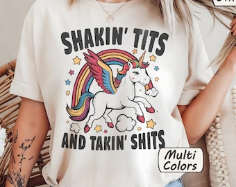 Comfort Colors Unicorn Meme T-Shirt, Sarcastic Graphic Tee