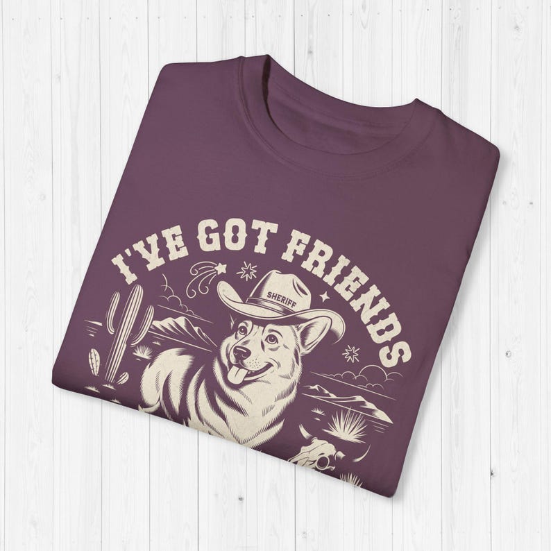 Custom Corgi Shirt Funny Personalized Corgi Gift Vintage Western Pembroke Welsh Corgi Tshirt Corgeek Gifts Ive Got Friends In Low Places Tee Berry