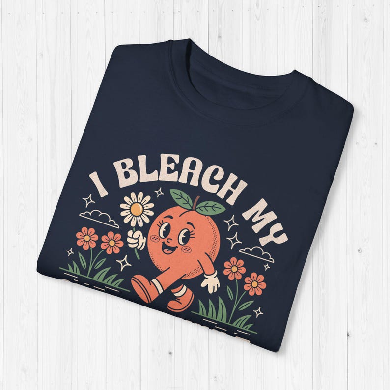 I Bleach My Stink Wrinkle Comfort Colors Shirt Funny Adult Humor Gifts Inappropriate Tshirt Gag Gift Exchange Dank Meme Tee Unhinged Shirts Navy
