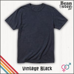 Custom Vintage Washed Shirt - Lane Seven Personalized T-Shirt, Urban Streetwear Tee, Oversized Unisex Shirts, Choose Your Design Vintage Black