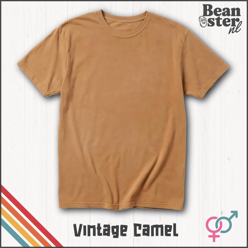 Custom Vintage Washed Shirt - Lane Seven Personalized T-Shirt, Urban Streetwear Tee, Oversized Unisex Shirts, Choose Your Design Vintage Camel