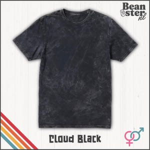Custom Vintage Washed Shirt - Lane Seven Personalized T-Shirt, Urban Streetwear Tee, Oversized Unisex Shirts, Choose Your Design Cloud Black