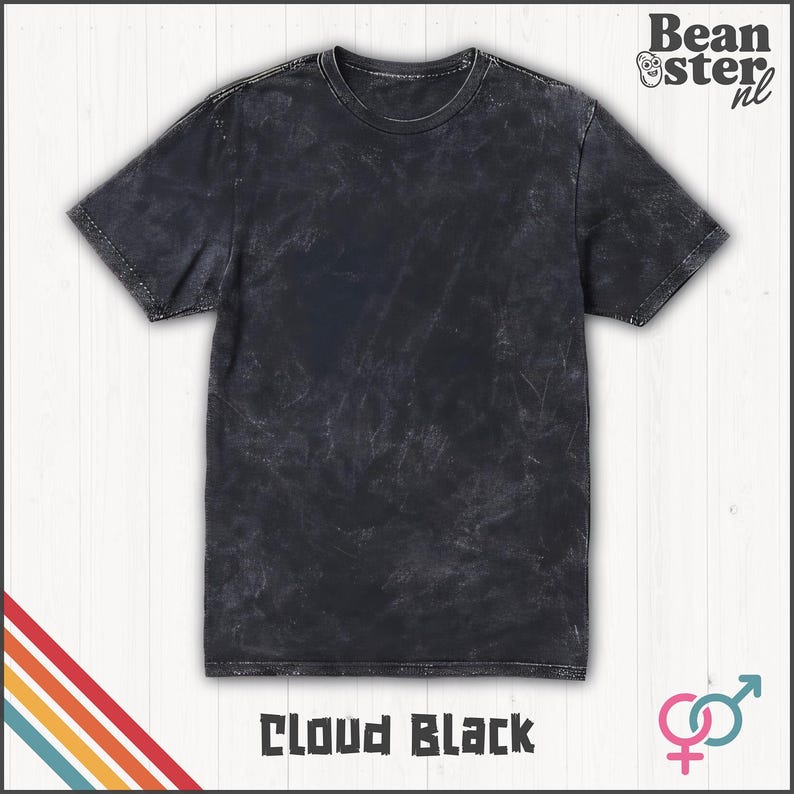 Custom Vintage Washed Shirt - Lane Seven Personalized T-Shirt, Urban Streetwear Tee, Oversized Unisex Shirts, Choose Your Design Cloud Black