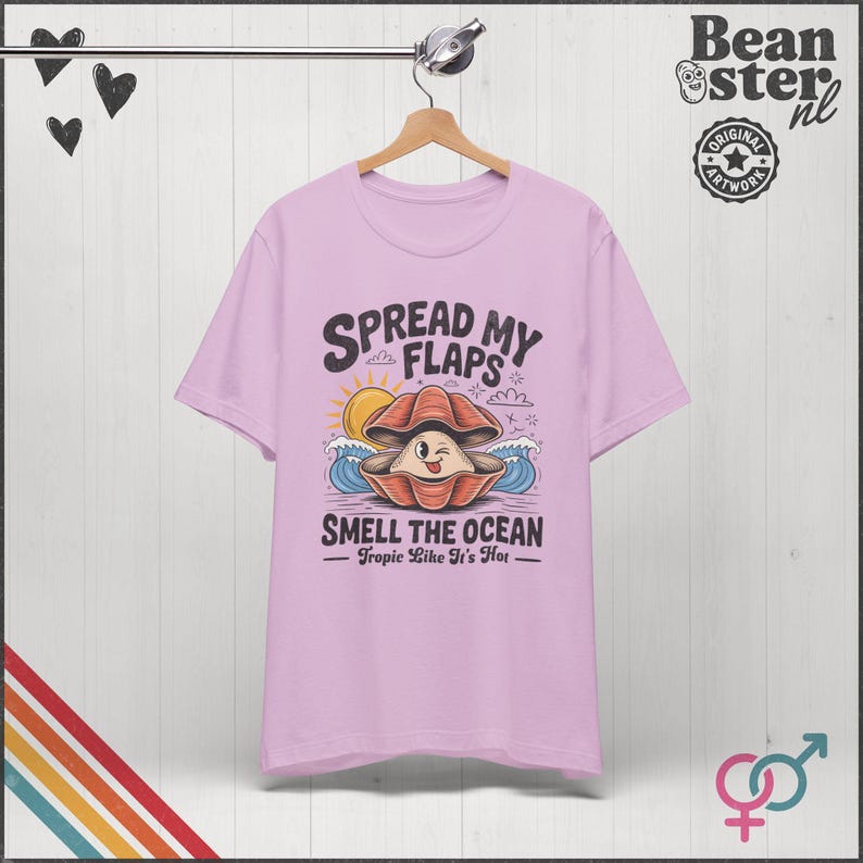 Spread My Flaps Smell The Ocean Shirt Funny Unhinged Summer Tshirt Gag Gift Exchange Girls Trip Embarrassing Beach Tee Prank Vacation Shirts Lilac