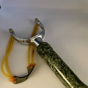 Heavy Duty Sling shot Chrome with Resin Handle  - SS101