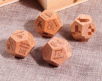 Personalised Date Night Dice, Date Ideas, Valentines Day Gifts for Husband, Gift For Couples,Date Night Ideas Anniversary Gifts