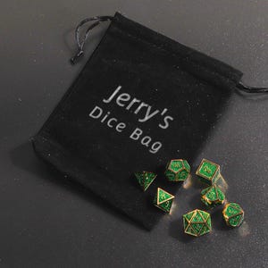 Jeu de dés pour jeux de rôle, jeu de dés D&D pour donjons et dragons, donjons et dragons polyédrique, jeu de dés D&D
