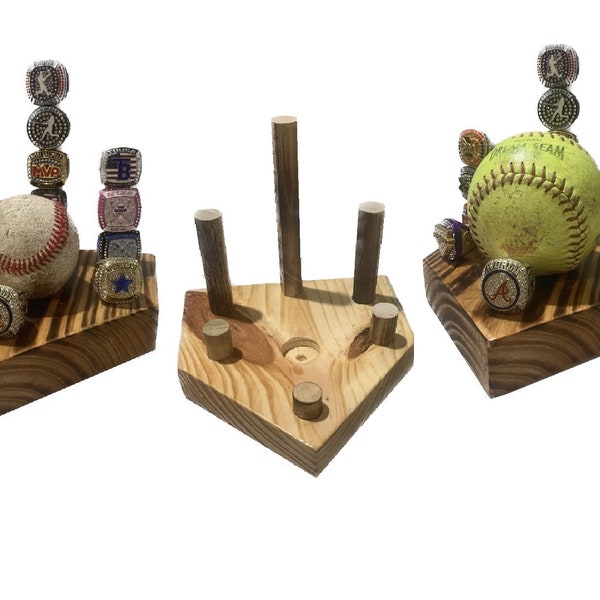 Baseball Ring Holder Etsy