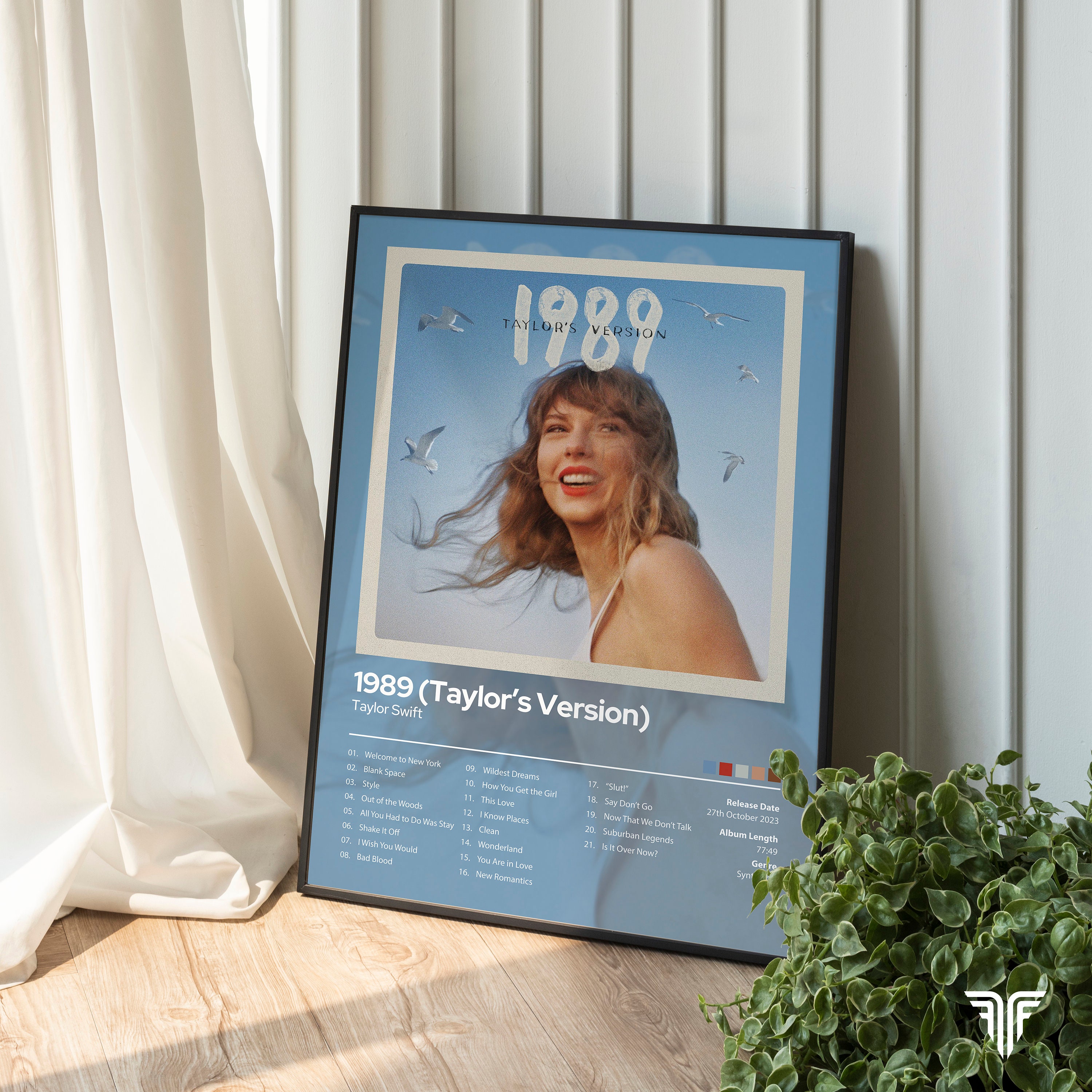 Discover Póster Taylor 1989 Álbum Merch taylor version The Eras Tour 2023 Regalo para Fan