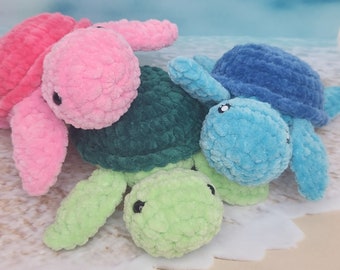Gehäkeltes Amigurumi Schildkröte Plushie