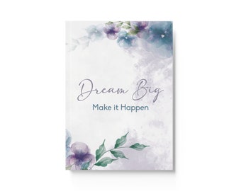 Réalisez votre rêve _ Agenda inspirant_ Cadeau attentionné pour les rêveurs Journal à dos rigide