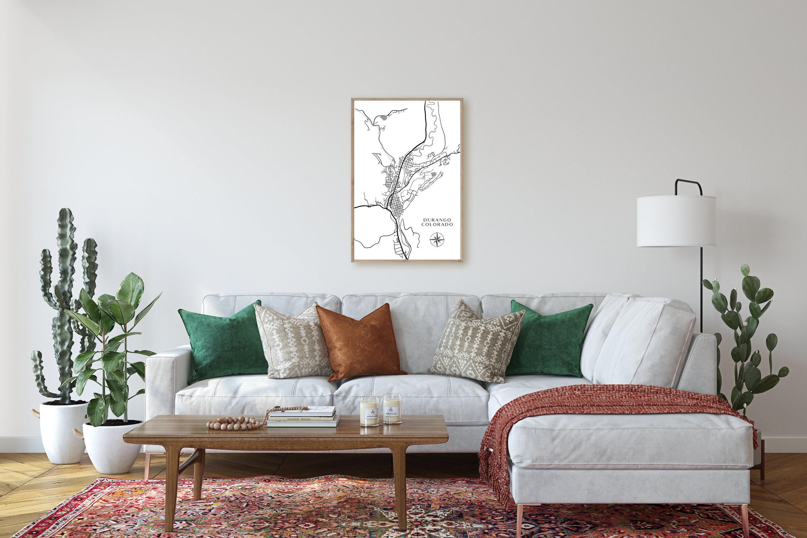 City Map of Durango, Colorado | Digital Print | Custom Hometown Map ...