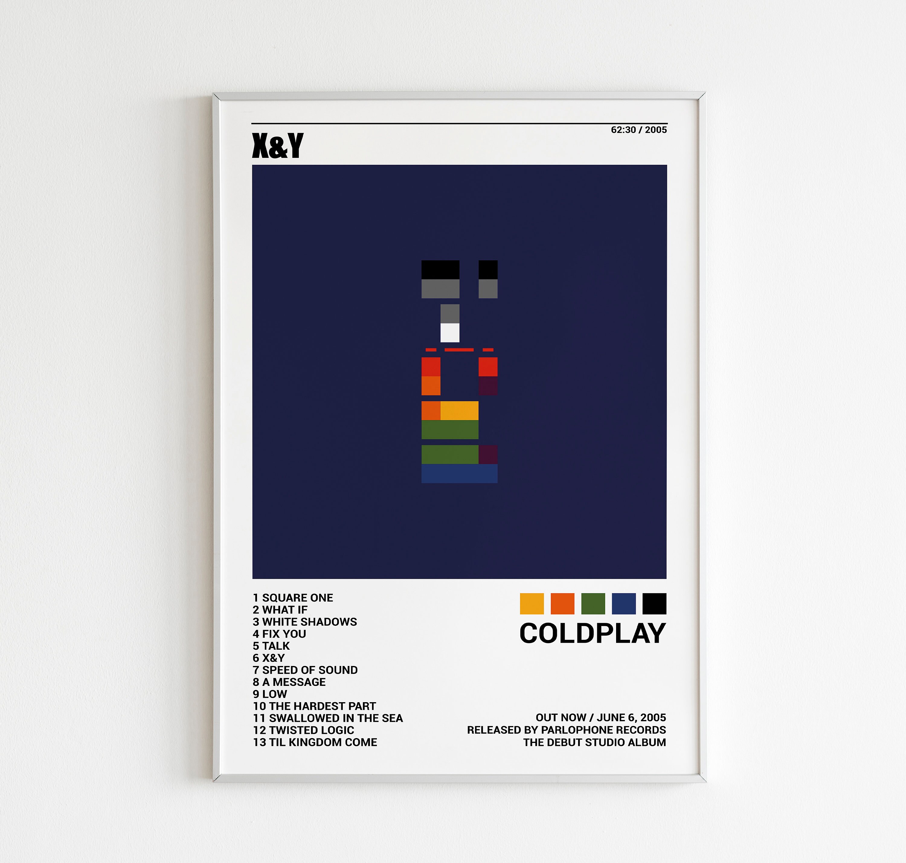 Coldplay Posters X&Y Poster Album Cover Poster Poster Etsy