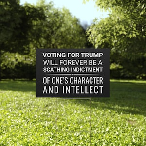Politisches Yard-Zeichen, benutzerdefiniertes Yard-Zeichen, Trump Voters Regret-Rasenschild, Politisches Yard-Zeichen, Anti-Trumpf-Yard-Schild, Mehrere Größen