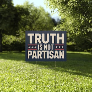Anti Trump Yard Sign | Protest Sign | Anti Trump Sign | Political Yard Sign | Resistance Sign - Print on Both Sides - 18&quot; x 24&quot;
