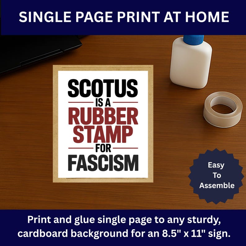 Scotus Sticker Supreme Court Protest Signs, SCOTUS Protest Signs, 3 Signs Included, 8. ...