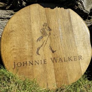 Custom Whisky Barrel Sign, Custom Laser Engraved Wine Barrel, Wall Art, Personalised Gift, Wedding Gift, Man Cave, Rustic Wood, Barrel Lid