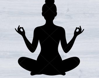 Yoga Svg, Yoga Pose Clipart, Yoga Silhouette, Instant Download