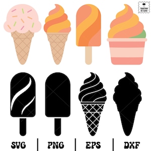 Ice Cream Svg, Summer Svg, Ice Cream Cone, Sweet Ice Cream