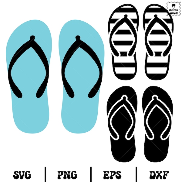 Flip Flops Clip Art - Etsy