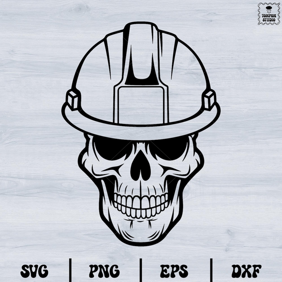 Skull With Hard Hat Svg, Construction Svg, Engineer Svg - Etsy