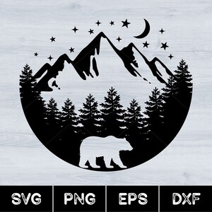 Outdoors Wildlife Svg, Forest Svg, Mountain, Svg