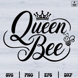 Queen Bee Svg, Woman Boss Svg, lady Svg