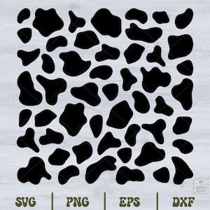 Cow print pattern, print cow print Ssvg, Seamless Cow Pattern Svg, Cow print pattern Instant Download SVG, PNG, EPS, dxf