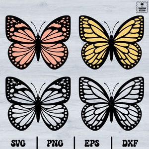 Butterfly Silhouette Svg, Butterfly Clipart, Butterfly Svg, Butterfly Files for Cricut