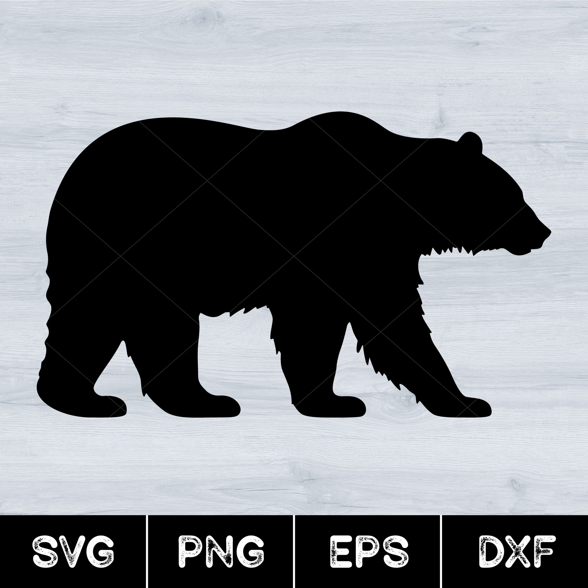 Bear, Bear Silhouette, Svg