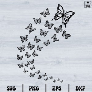 Fliegen Schmetterlinge zwart, Schmetterling Silhouette svg, Schmetterling Clipart