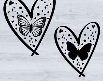Butterfly Svg, Butterfly Love Svg,  Mom Life Svg, Valentine Svg