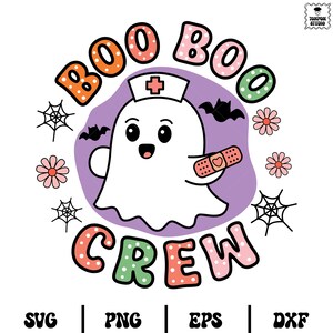 Boo Boo Crew Svg, School Nurse Svg, Nursing Life Svg, Nurse appreciation Svg, Nurse day
