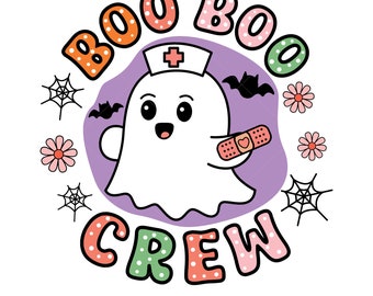 Boo Boo Crew Svg, School Nurse Svg, Nursing Life Svg, Nurse appreciation Svg, Nurse day