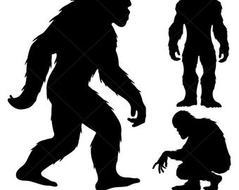 Bigfoot Svg, Sasquatch Svg, Yeti Svg, Bigfoot Silhouette