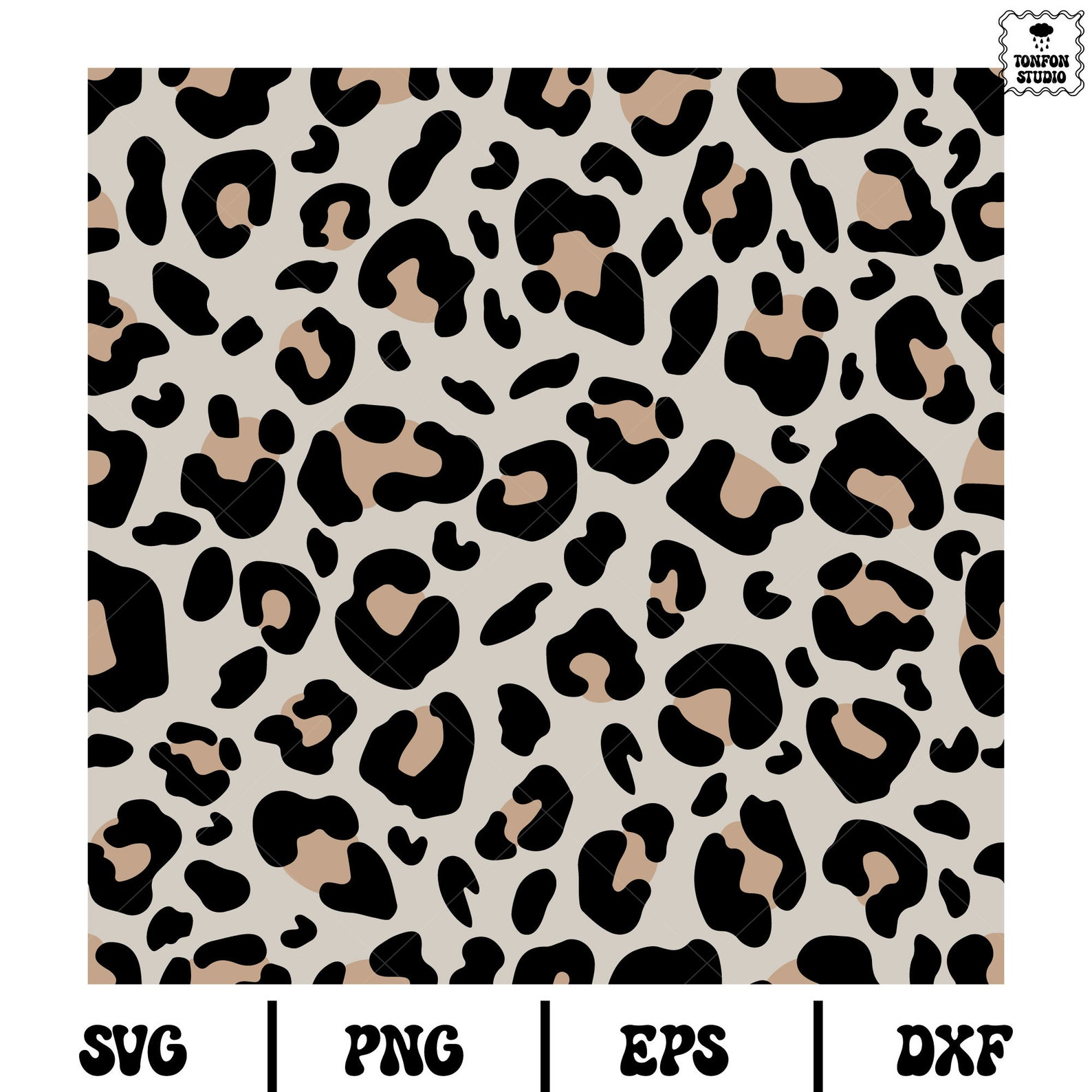 Leopard Print Pattern Svg, Leopard Print Svg, Animal Print Svg, Leopard ...