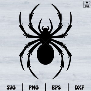 Spider Silhouette Svg, Spider Clipart, Halloween Svg