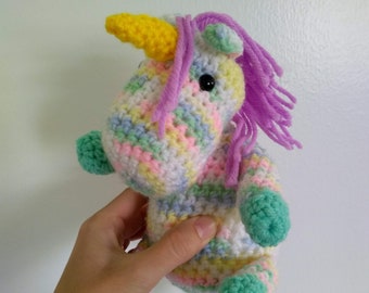 Crochet Unicorn Pattern - Amigurumi Unicorn Pattern - Unicorn Crochet Pattern