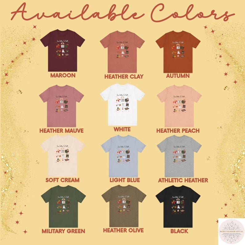 Love Letter To Fall Tee | Cozy Autumn Shirt | Swifties Shirt | Women's Clothing | Cozy Fall Shirt | Fall Aesthetic Tee 画像 9