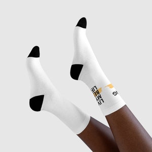 Sublimation Crew Socks | Stocking | White Socks