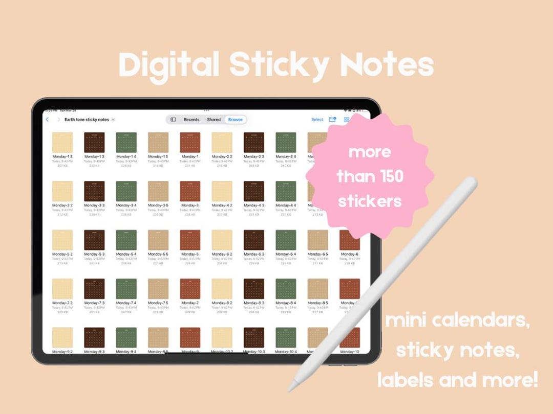 Minimal Translucent Digital Stickers and Widgets for Digital Planner ...