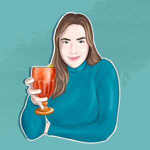Retrato personalizado ilustración