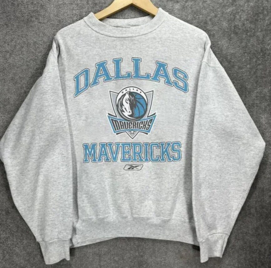 Profile Dallas Mavericks Big & Tall Hardwood Classic Head Coach Crew Neck Sweater 3XL / Navy