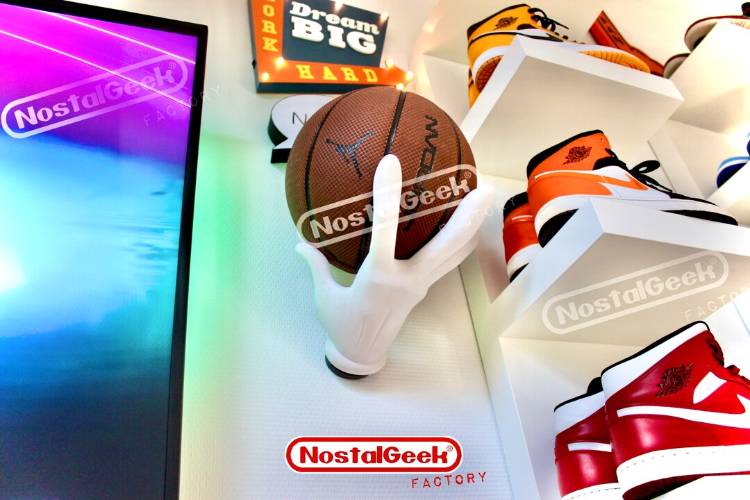 Space Jam Wall Art Wall Holder for Balls in Bugs Bunny Hand Etsy