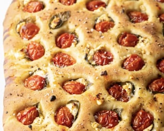 Tomato Basil focaccia
