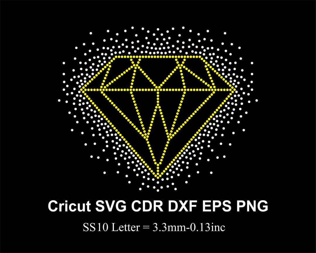 Rhinestone Diamond Design SS10 Size Rhinestones Diamond Template for ...
