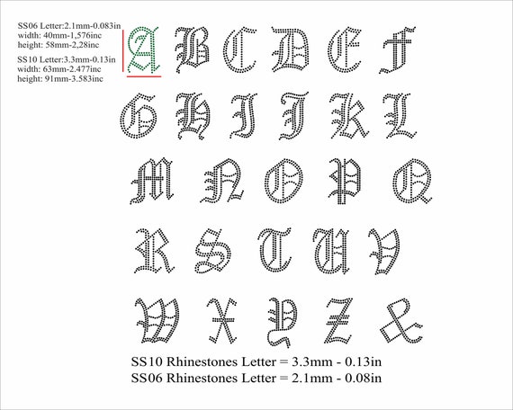 Glitter Old English Letter シルバー Amazon.com: SEC Apparel Old English Iron On Letters, 2 Inch