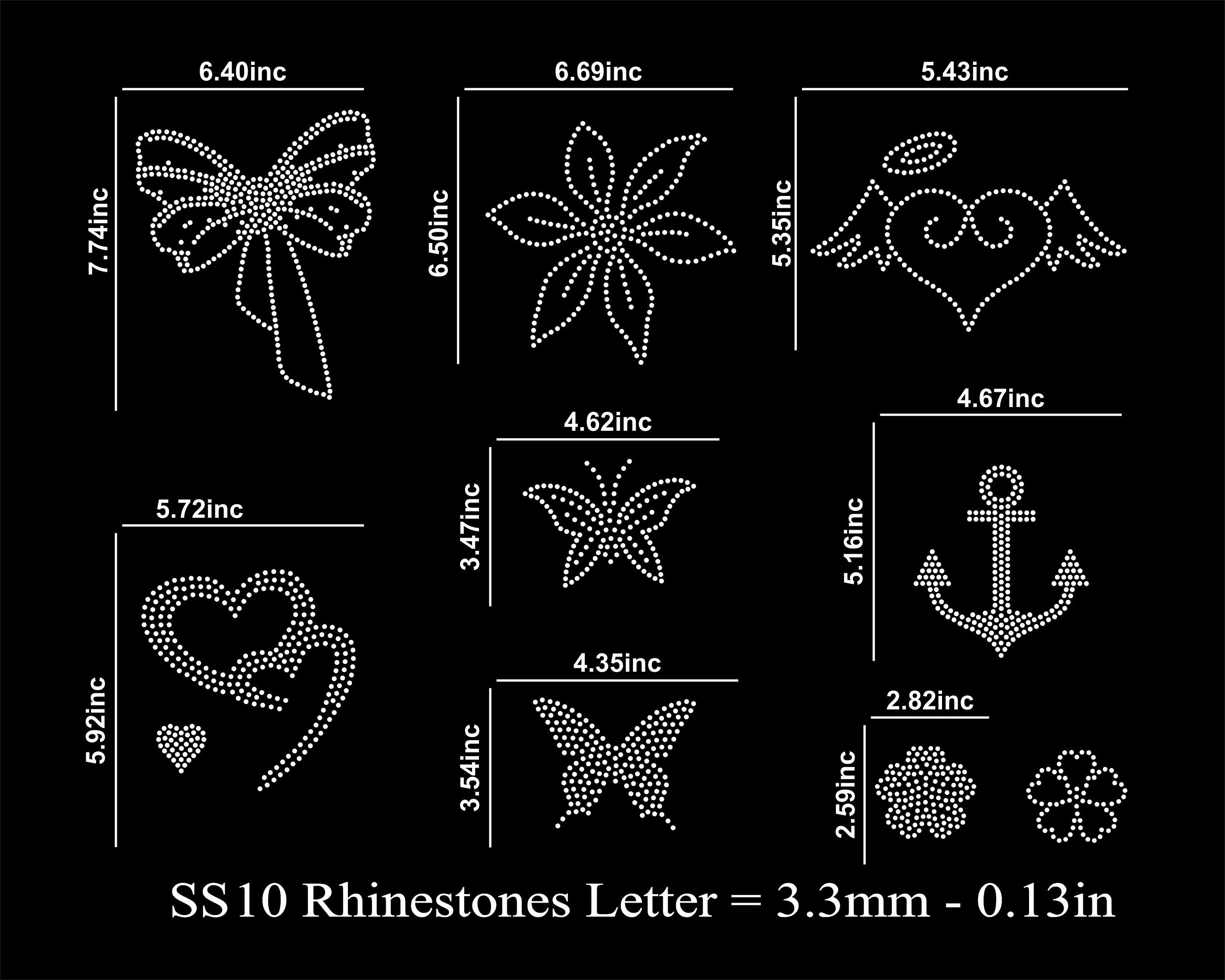 【サイン入りポスター付き】seed でらしcustom Rhinestone Random 12 Design Cut Template Set SS06 SS10 Svg