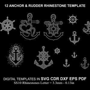 BUNDLE 650 Design Rhinestone Template Whole Shop Rhinestone Product and ...